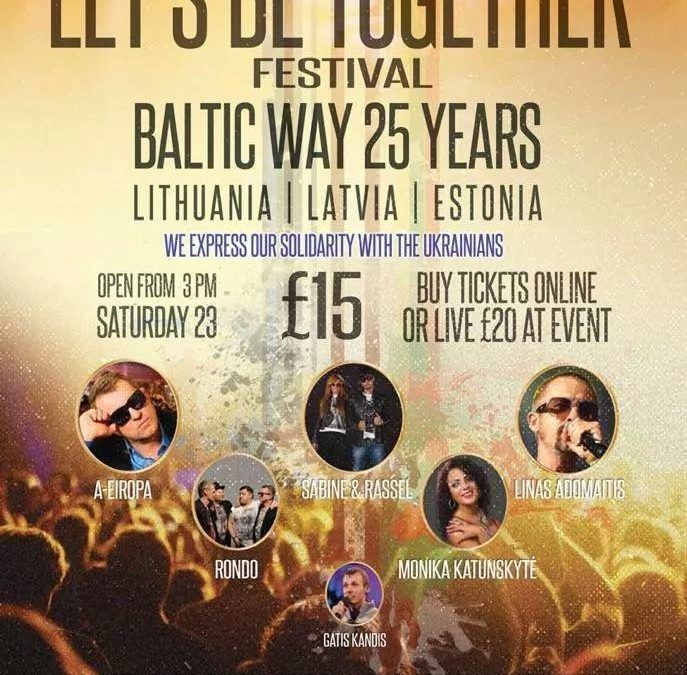 Christina will perform at Let’s Be Together Festival Sat 23rd August